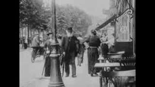 Edgar Degas  Filmed Walking Down a Paris Street 1915 [upl. by Eirena]