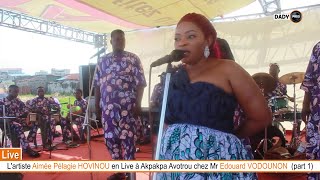 Aimer Pélagie HOVINOU en Live à Akpakpa Avotrou chez Mr Edouard VODOUNON part 1 [upl. by Nollek280]