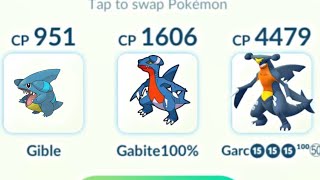 Level 50 Shundo Garchomp Evolution line in Master league Pokemon Go [upl. by Rosenblatt]