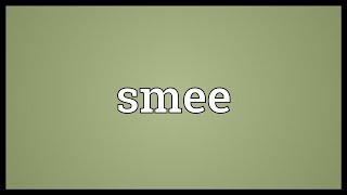 Smee Meaning [upl. by Nepsa]