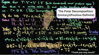 The Polar Decomposition of a Matrix [upl. by Henri]