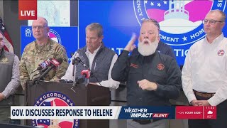 Gov Kemp addresses Helene impacts in Valdosta Georgia [upl. by Gen]