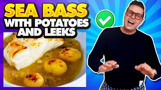 SEA BASS RECIPE WITH LEEKS amp POTATOES  CHEF JON ASHTON [upl. by Haliek239]