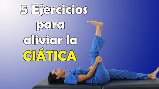 5 Ejercicios para ALIVIAR la CIÁTICA en CASA  Fisioterapia Querétaro  Mariana Quevedo [upl. by Still669]