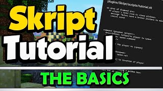 Minecraft Skript Tutorial The Basics  Minehut August 2020 [upl. by Oribelle]