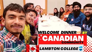 Lambton college students on welcome dinner  Lambton college sarnia [upl. by Molly]