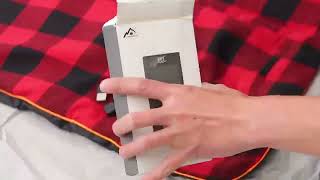 Heated Sleeping Bag Pad operated by Battery Power Bank [upl. by Roht]