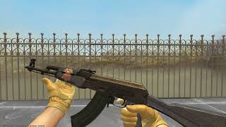 AK47  Steel Delta BS  Best Craft and float Fake Gold Arabesque  CS2 [upl. by Eniarol]