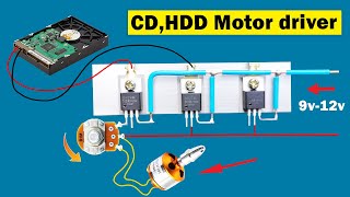 Brushless BLDC motor ESC controller using irfz44 CD HDD motor driver [upl. by Shepley164]