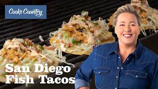 How to Make San Diego Fish Tacos  Cooks Country [upl. by Amsirhc377]