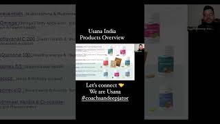 Usana Products Overview usanaindia [upl. by Neelrahc151]