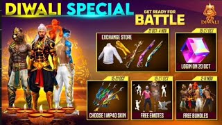 DIWALI 2024 EVENT CALENDAR FREE FIRE I HOW TO COMPLETE DIWALI EVENT FREE FIRE NEW EVENT diwali [upl. by Giarla]