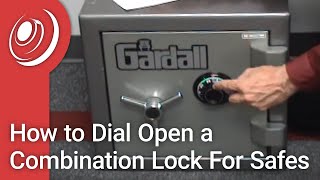 How to Dial Open a Combination Lock For Safes [upl. by Machute299]