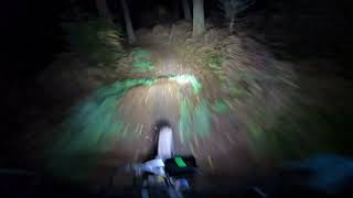 Yearsley woods mtb trails night ride ebike [upl. by Gladi501]