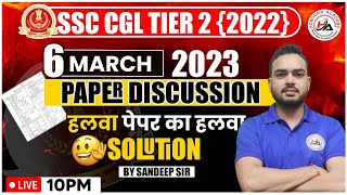 SSC Maths Free Batch  SSC CGL Mains 2022  6 March 2023  Complete Solution by Sandeep Chauhan sir [upl. by Ayahsal]