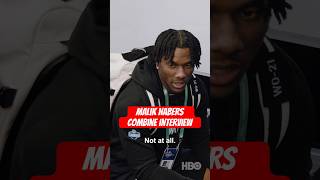 Malik Nabers’ combine interview 👀 Watch HardKnocks with the New York Giants on Max giants nfl [upl. by Latreese592]