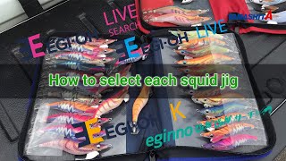 YAMASHITA EGING Movie quotHow to select squid jigsquot [upl. by Lertnom262]