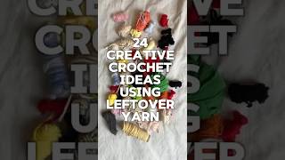 24 Creative Crochet Ideas Using Leftover Yarn  day 2 [upl. by Emmeline]