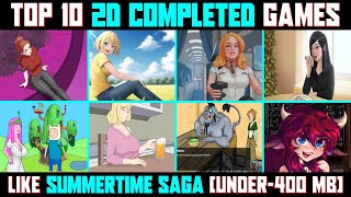 Top 10 2D Completed Visual Novel Games  Like Summertime saga  2024  EzrCaGaminG [upl. by Seto]