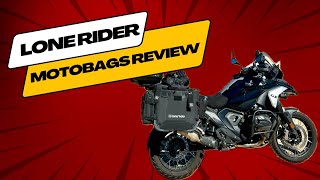 The Best Motorcycle Luggage  Lone Rider MotoBags Review [upl. by Nalaf]