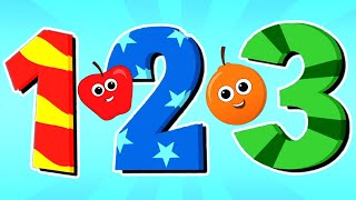 Numbers Song by MrFruit for Kids  More Educatoinal Videos [upl. by Adnowal]