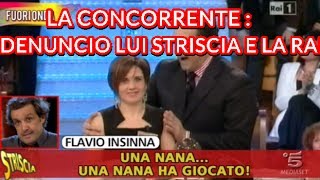 FUORI ONDA INSINNA INSULTA  LA CONCORRENTE DENUNCIA [upl. by Launce]