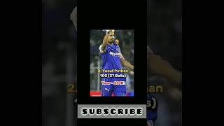 Fastest century in ipl history youtubeshorts cricket [upl. by Hgielrebmik]