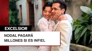 Esta es la suma millonaria que Christian Nodal le pagará a Ángela Aguilar si le es infiel [upl. by Cornelius465]