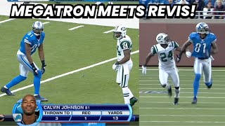 Calvin Johnson Vs Darrelle Revis FULL Matchup Megatron Vs Revis Island 2010 WR vs CB [upl. by Attolrac]