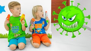 Vlad and Niki  Kids story about viruses  Stay healthy [upl. by Rosabelle36]