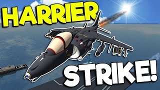 HARRIER JET STRIKE amp MASSIVE CARGO PLANE  Simple Planes Creations Gameplay  Best Creations [upl. by Rrats760]