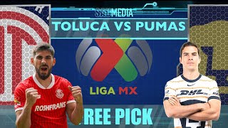 Toluca vs Pumas UNAM  051024 Liga BBVA MX  Jornada 11  PREDICCIÓN Y FREE PICK [upl. by Hunger472]