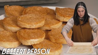 Claire Saffitz Makes Easy Homemade Pinwheel Cookies  Dessert Person [upl. by Annice]