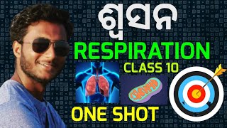 RESPIRATION ଶ୍ବସନ class 10 life science chapter2 in odia  One shot video  full chapter [upl. by Yseulte]