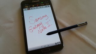 Samsung Galaxy Note II GTN7100 Review [upl. by Notyal449]