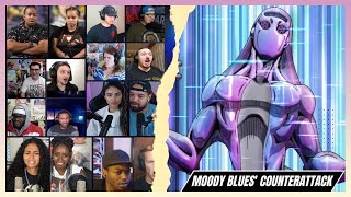 quotMoody Blues CounterattackquotJojo Bizarre Adventure Golden Wind Episode 06 REACTION MASHUP [upl. by Annorah]