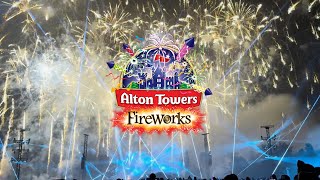 Alton Towers Ultimate Fireworks Spectacular 2023 4K [upl. by Gnourt]