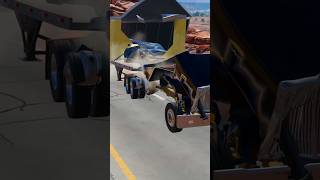 💥Delivery Destruction Blasting Luxury Cars with Cannons🚚🔥 beamngdrive shorts gaming [upl. by Snevets183]