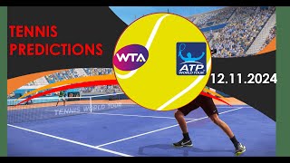 Tennis Predictions TodayATP Masters CupTennis Betting TipsTennis Preview [upl. by Adnalor]