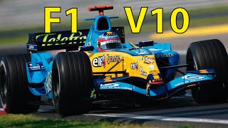 F1 V10 Start Engine Sound Compilation  FINAL Renault RB25 Playing Song HONDA FERRARI Williams [upl. by Ylrevaw439]