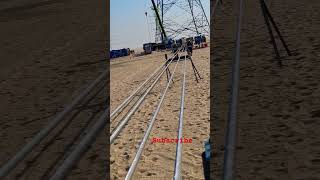 400KV Transmission Line Stringing shorts Stringing ytshorts trendingshorts [upl. by Marciano943]