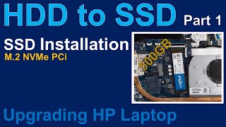 Upgrade Laptop SSD  Install Laptop SSD  HP 15s gr0011au  How to open laptop amp upgrade SSD 500GB [upl. by Athalie873]