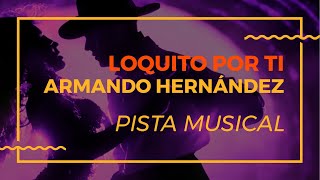 Pista Musical  Loquito Por Ti  Armando Hernandez Karaoke [upl. by Towney]