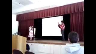 Visiting Chilean students dance at Scotts Valley High [upl. by Kaylee604]