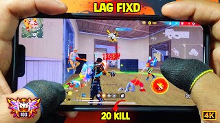 20 Kill in iPhone 14 Free Fire Gameplay in 2024 Ultra High Graphics 999 Dpi [upl. by Rhody]