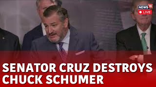 Alejandro Mayorkas Live  Senator Cruz DESTROYS Chuck Schumer Over Alejandro Mayorkas Impeachment [upl. by Nylessej]