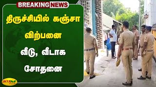 திருச்சியில் கஞ்சா விற்பனை  வீடு வீடாக சோதனை  Trichy  TN Police  Jaya Plus [upl. by Raclima409]