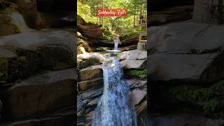 Sabbaday Falls in the White Mountains whitemountains newhampshire waterfall [upl. by Uno138]