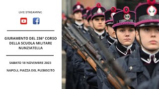 Giuramento del 236° corso della Scuola Militare Nunziatella [upl. by Lraep]