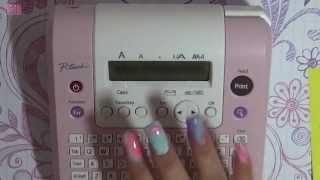 Brothers PTouch PT128AF  Unboxing Label Maker in Pink [upl. by Yoo]